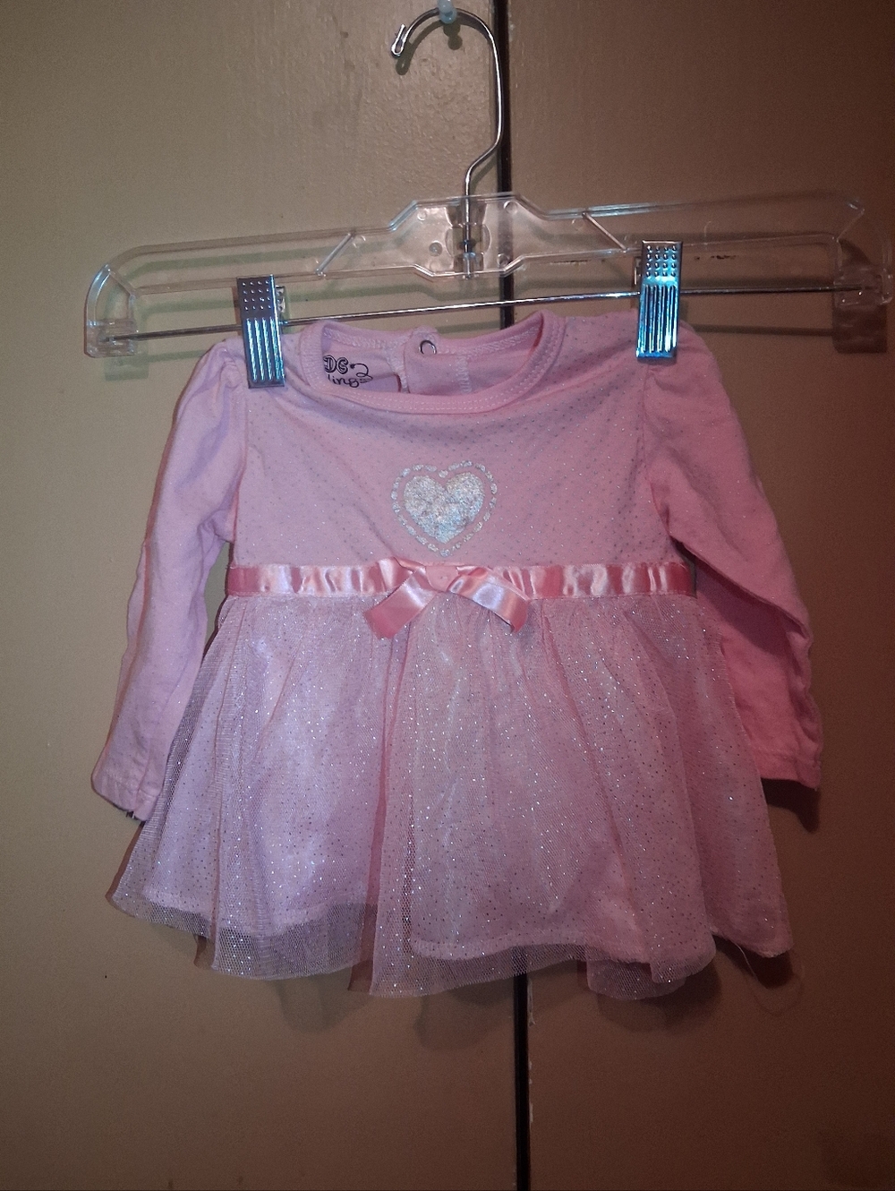 DDG Darlings Pink Tulle 12 Months Dress